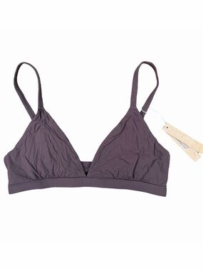 SKIMS Fits Everybody Triangle Bralette - BR-TRI-9200 - Size Large - Cocoa